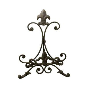 Iron Metal Display Easel Photo Or Book Stand  10"